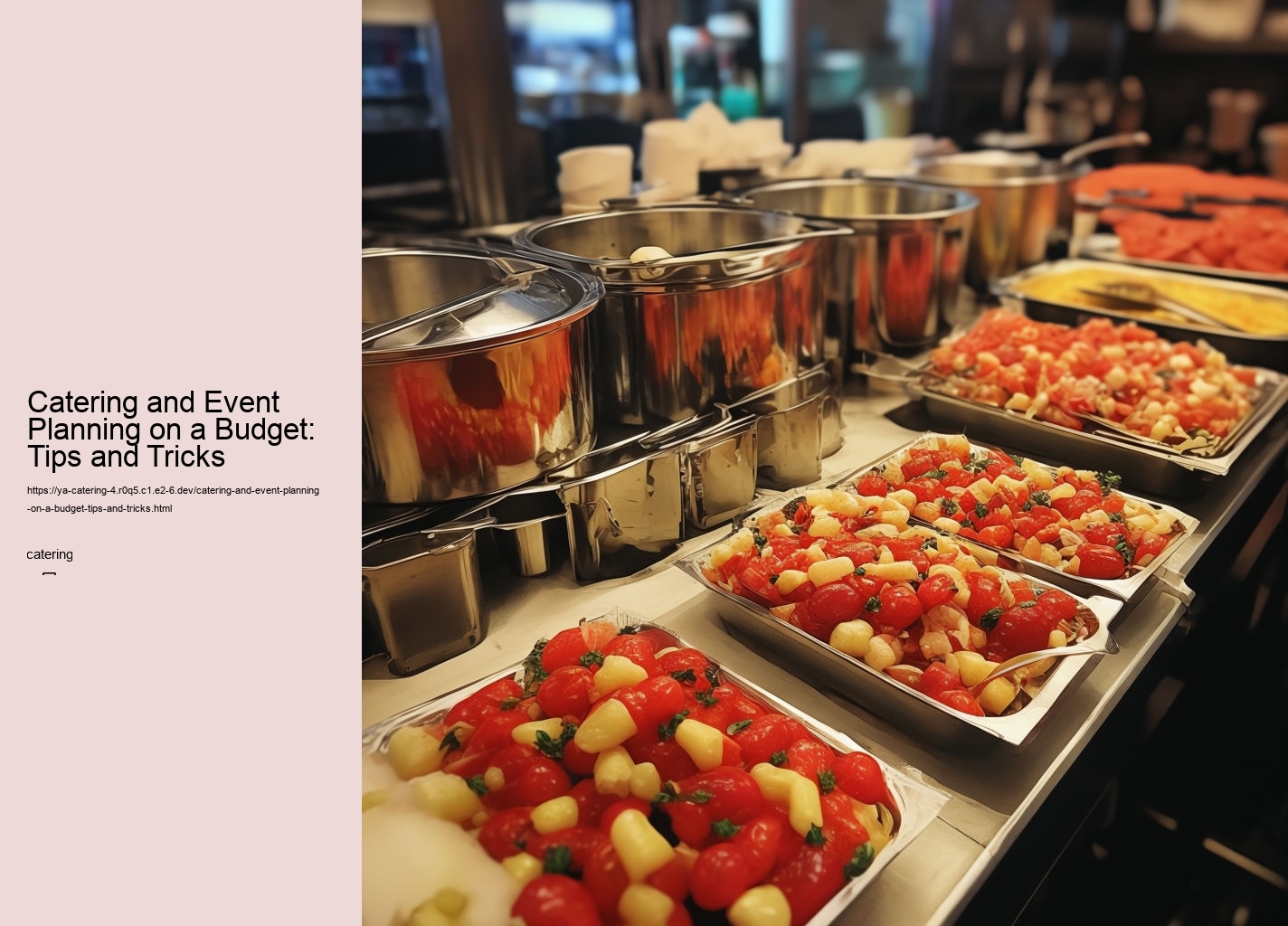 Catering and Event Planning on a Budget: Tips and Tricks