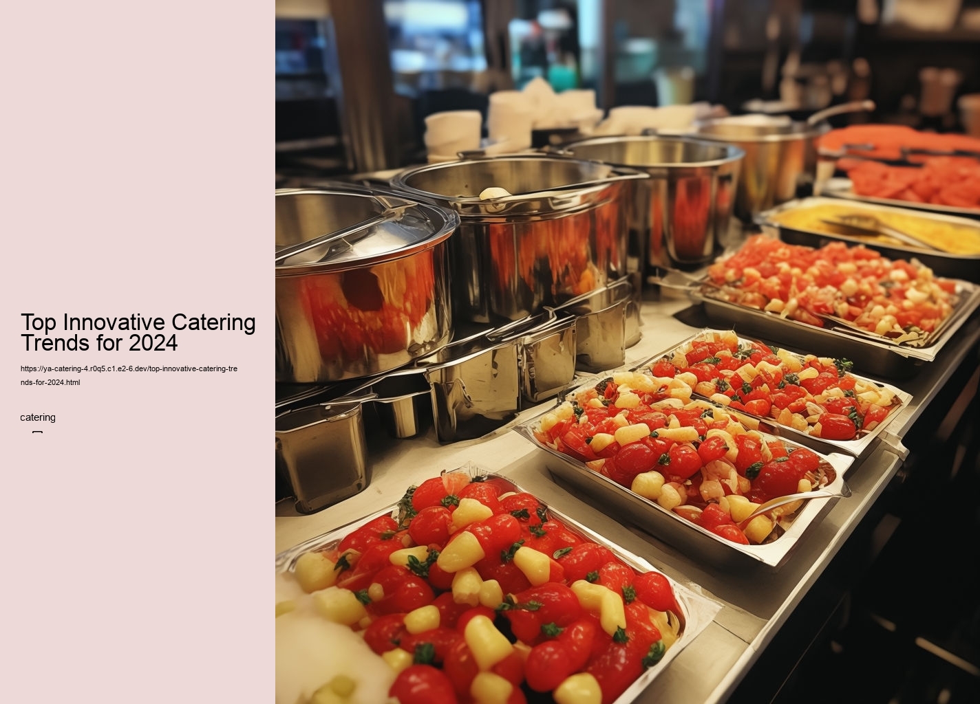 Top Innovative Catering Trends for 2024